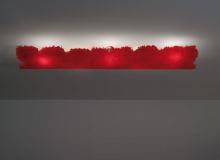 lighting: POSTKRISI DECKENLAMPE IN ROT,WEISS,GELB,NATUR 200X65CM | CATELLANI & SMITH